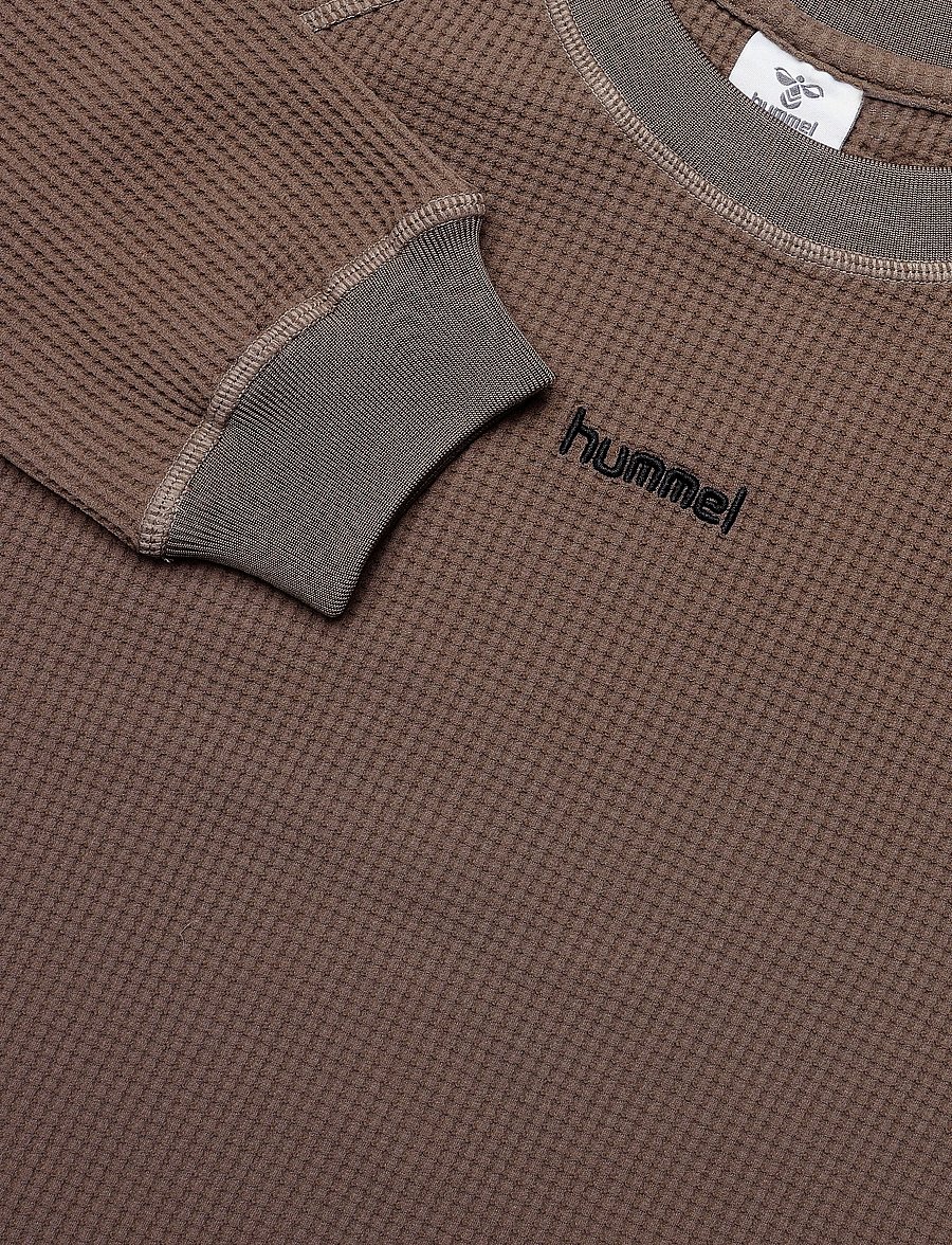 Hummel - hmlSOFT WAFFLE W T-SHIRT L/S - dressipluusid - falcon - 2