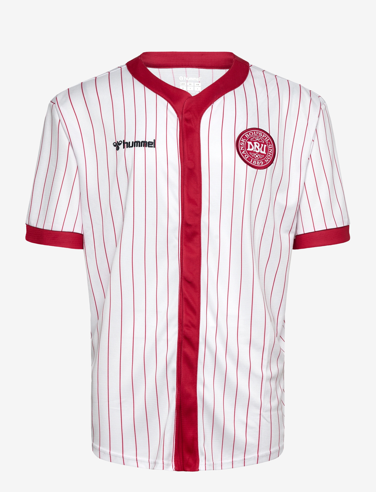 Hummel - DBU 26 FAN BASEBALL JERSEY - fodboldtrøjer - white - 0