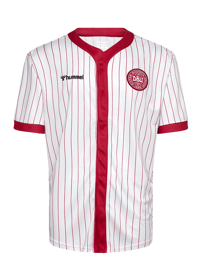 Hummel - DBU 26 FAN BASEBALL JERSEY - fodboldtrøjer - white - 0