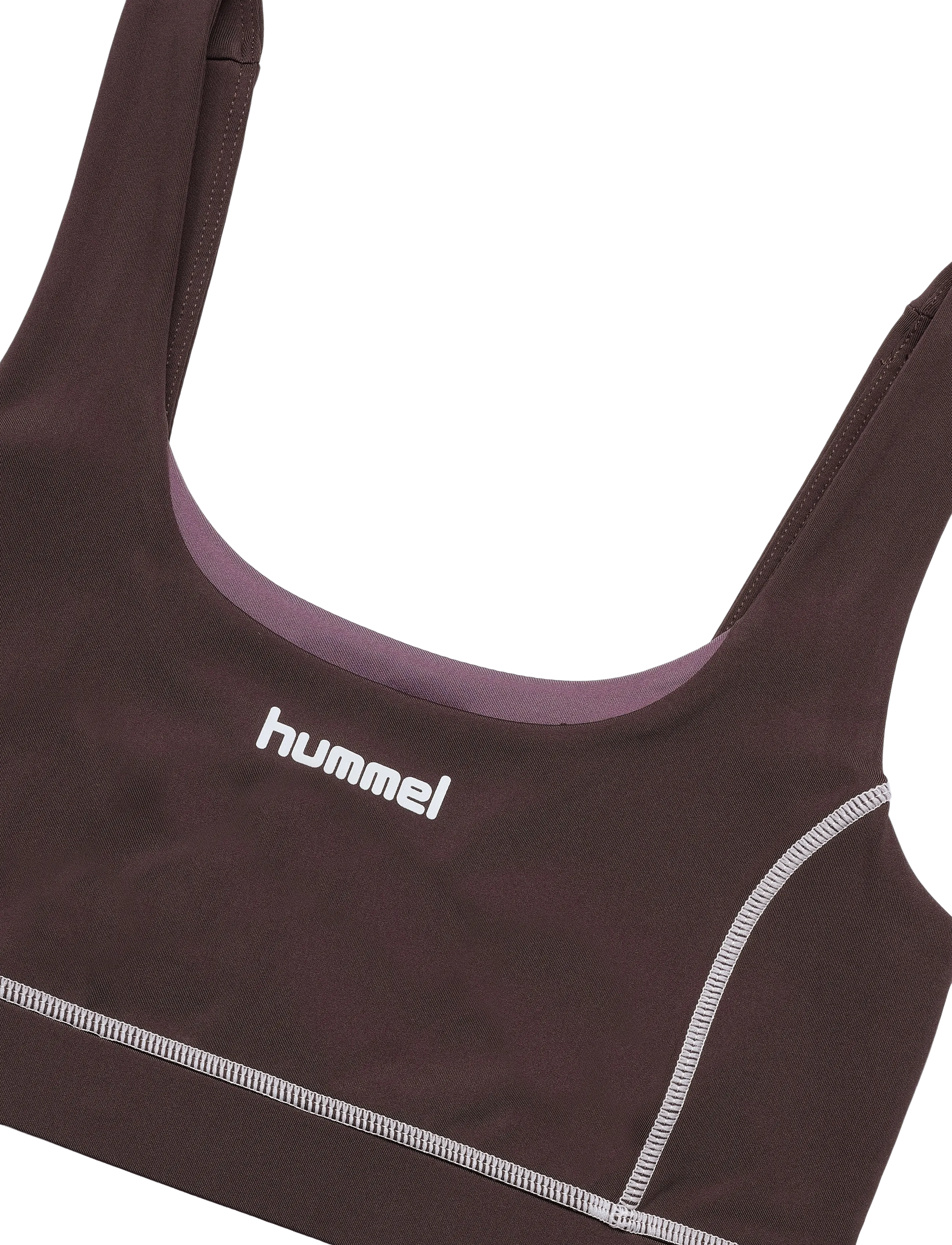 Hummel - hmlPULSE RETRO MEDIUM SUPPORT BRA - spordi-rinnahoidjad - shale - 2