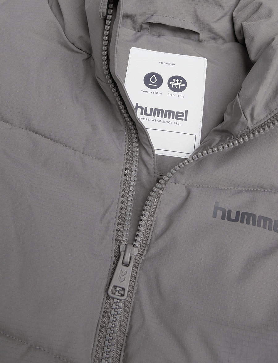 Hummel - hmlJR PUFFER JACKET - paksud joped - dark gull gray - 2