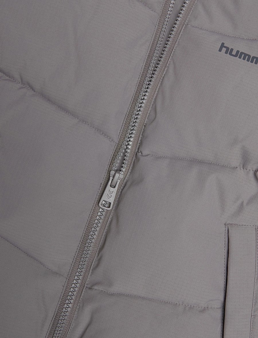 Hummel - hmlJR PUFFER JACKET - paksud joped - dark gull gray - 3