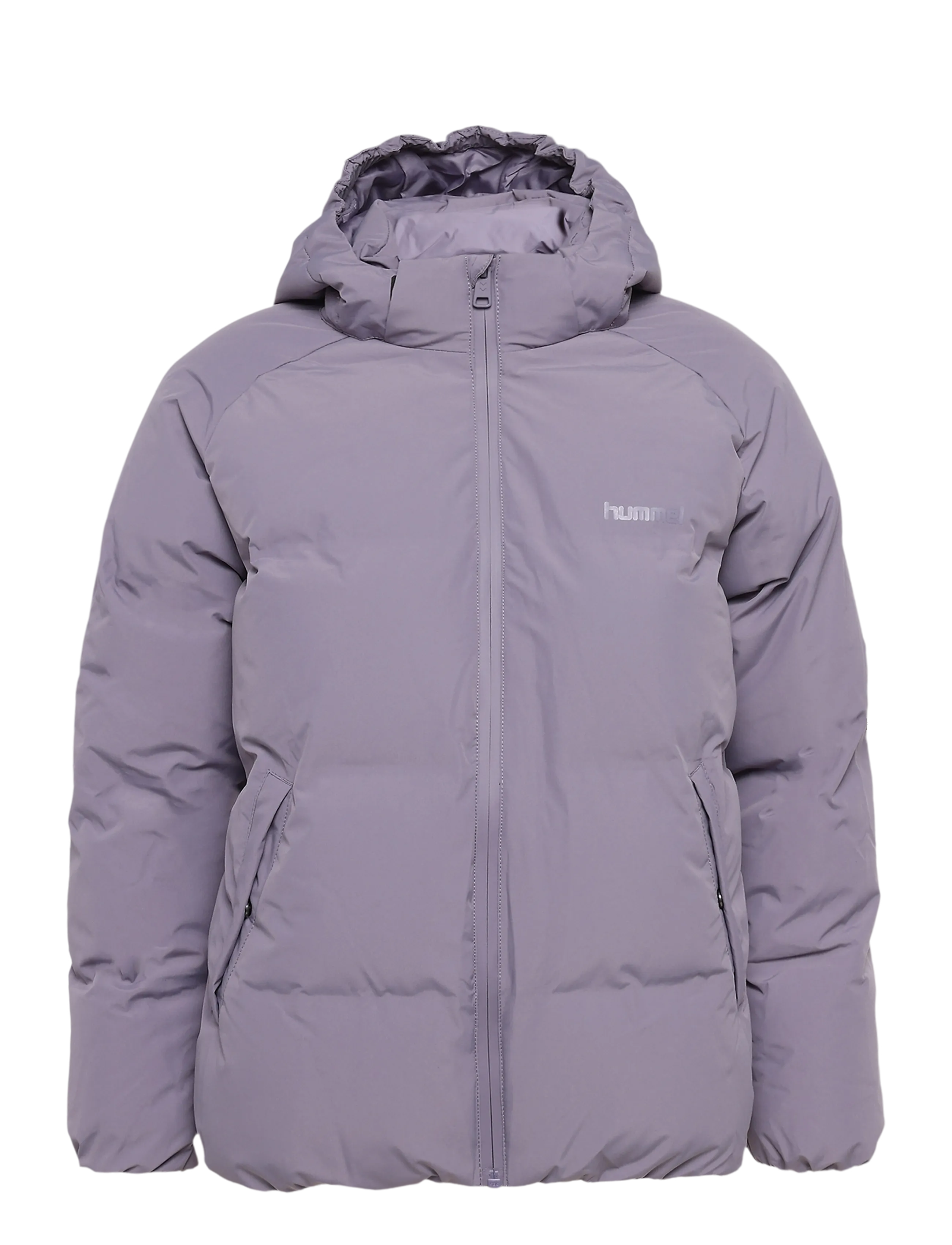 Hummel hmlJR ALL WEATHER PUFFER JACKET WR - Daunen- und Steppjacken - GRAY RIDGE / grey