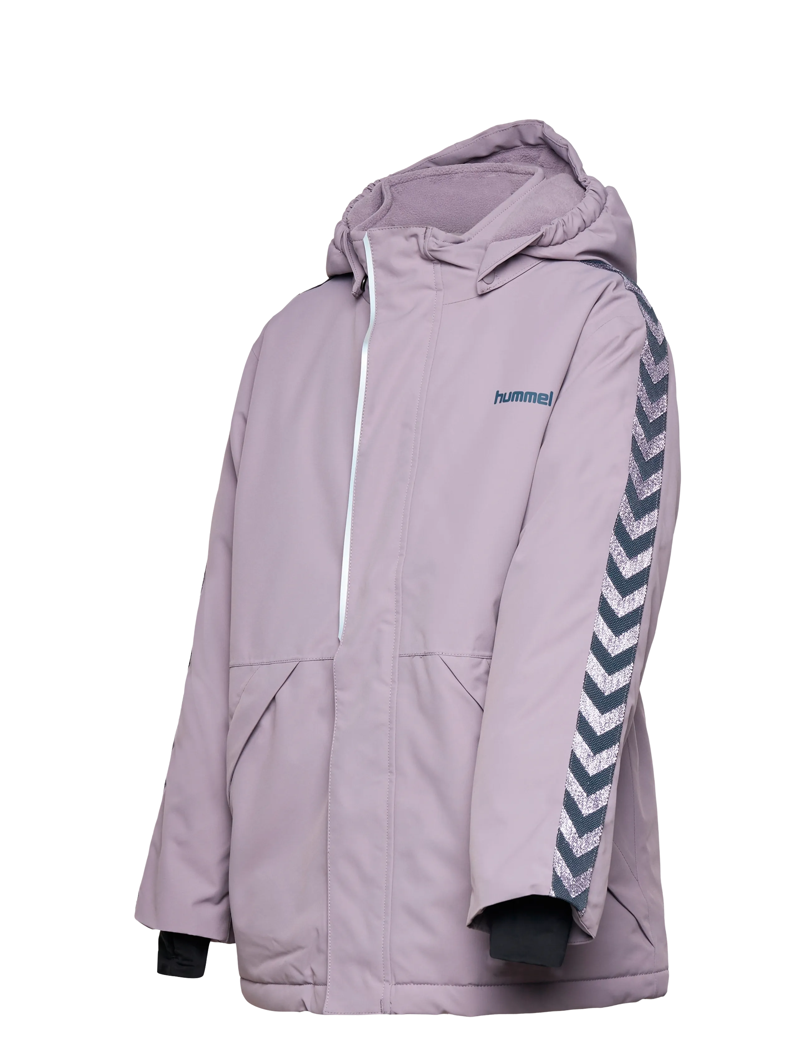 Hummel - hmlJR CHEVRON SNOW JACKET WP 10K - isolierte jacken - gray ridge - 3