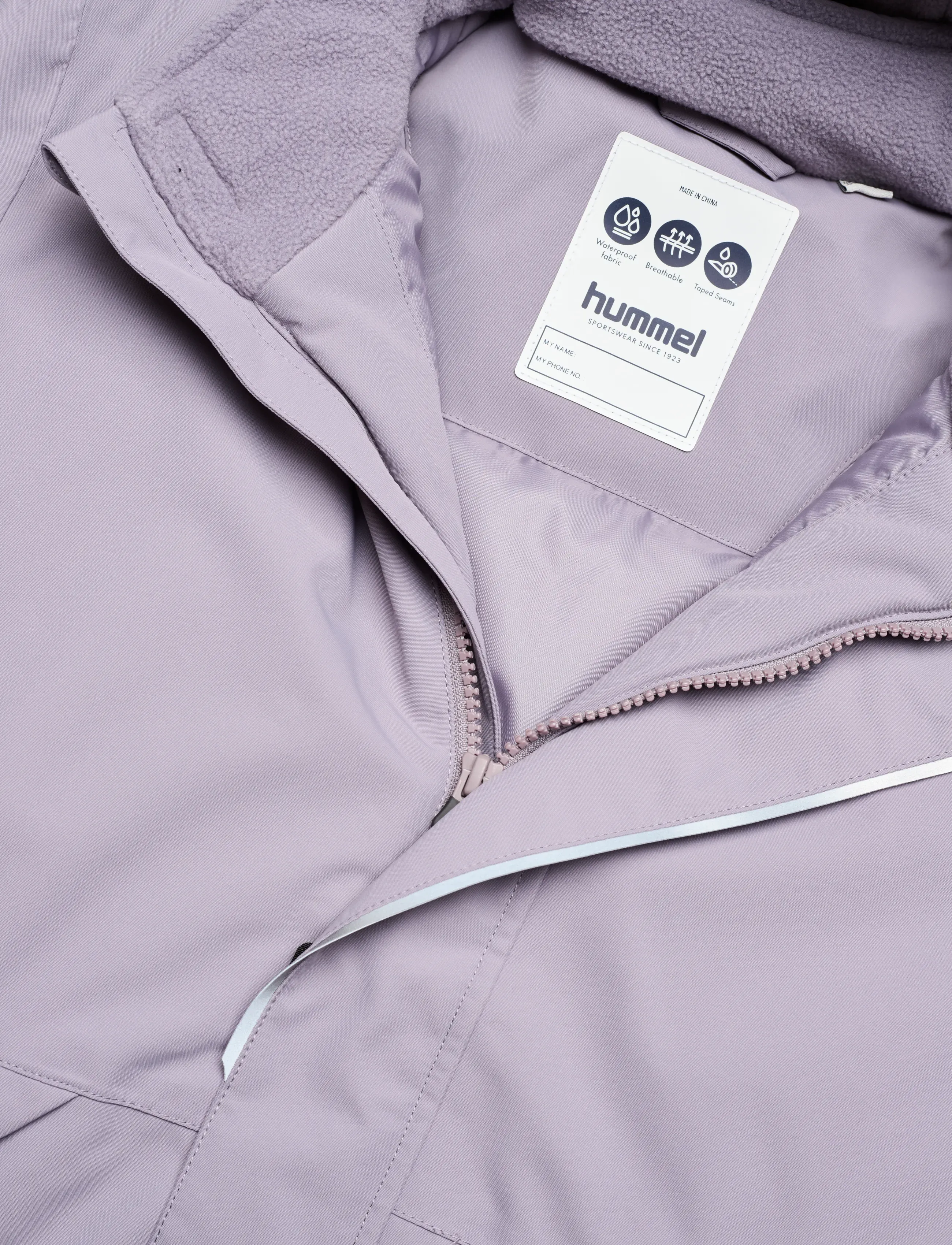 Hummel - hmlJR CHEVRON SNOW JACKET WP 10K - isolierte jacken - gray ridge - 4