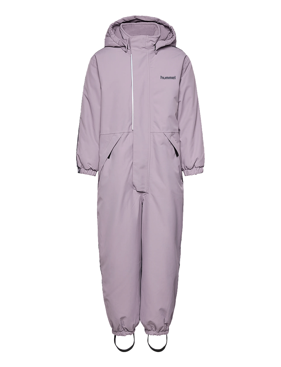 Hummel - hmlJR CHEVRON SNOWSUIT WP 10K - overtøj - gray ridge - 0
