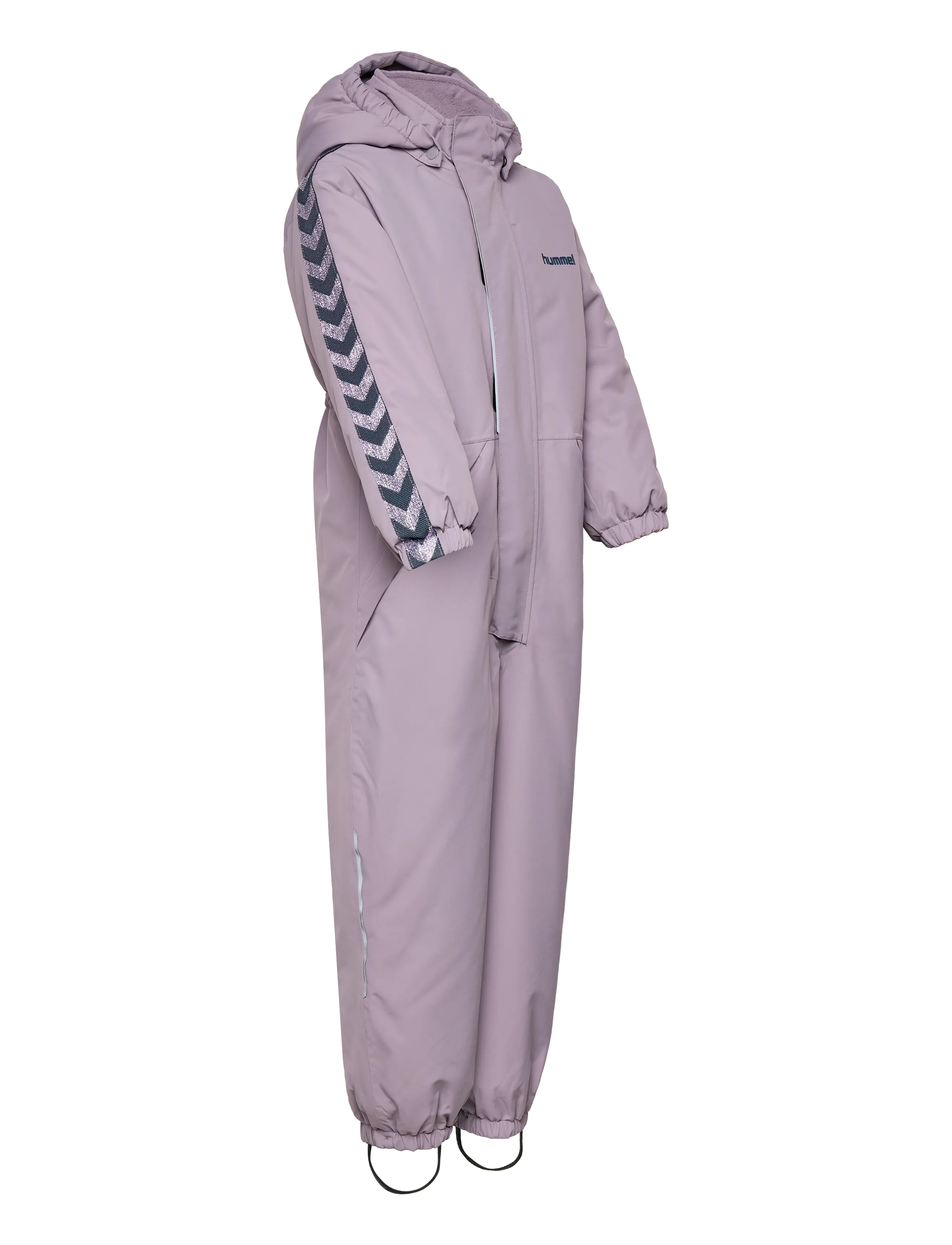 Hummel - hmlJR CHEVRON SNOWSUIT WP 10K - overtøj - gray ridge - 2
