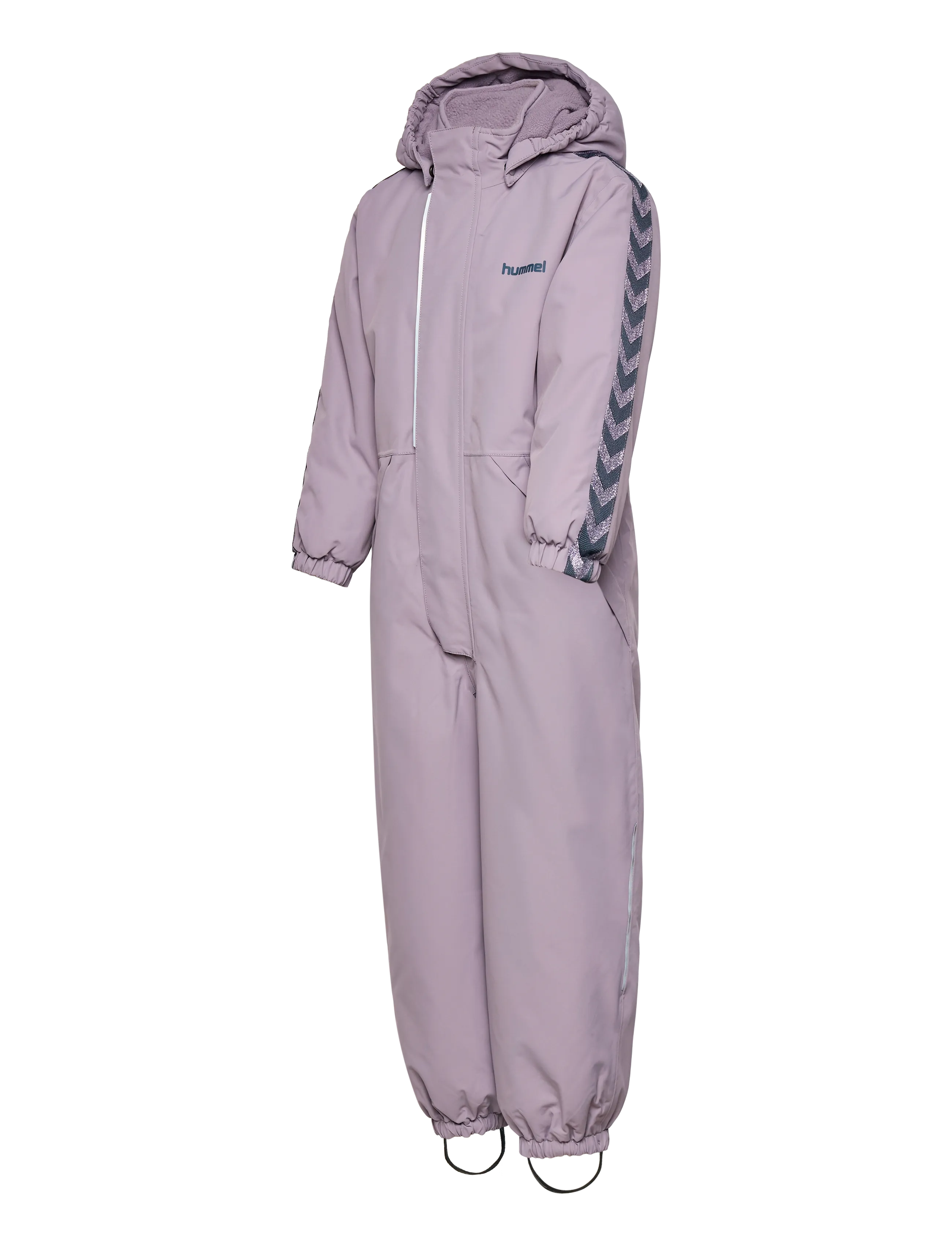 Hummel - hmlJR CHEVRON SNOWSUIT WP 10K - overtøj - gray ridge - 3