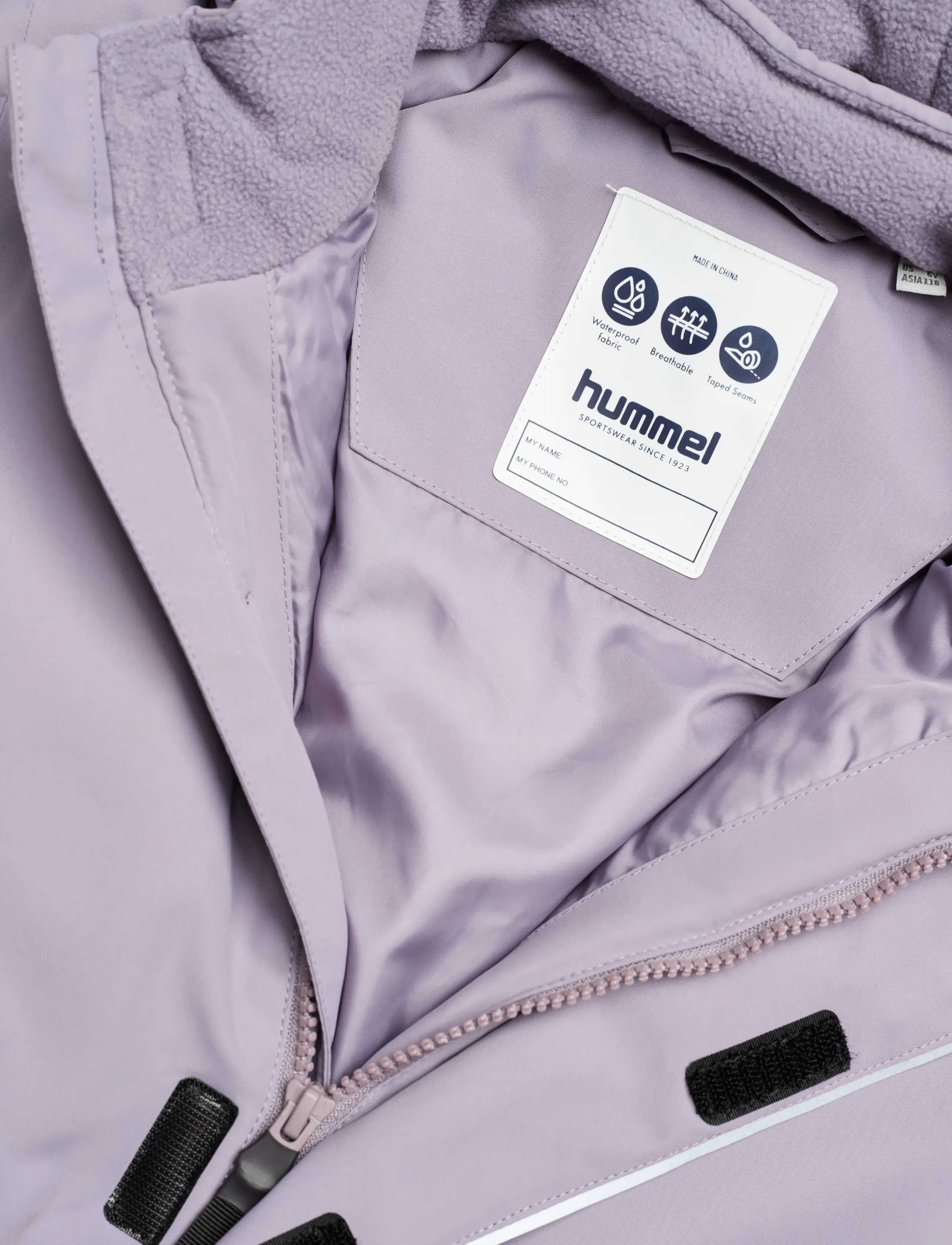 Hummel - hmlJR CHEVRON SNOWSUIT WP 10K - overtøj - gray ridge - 4