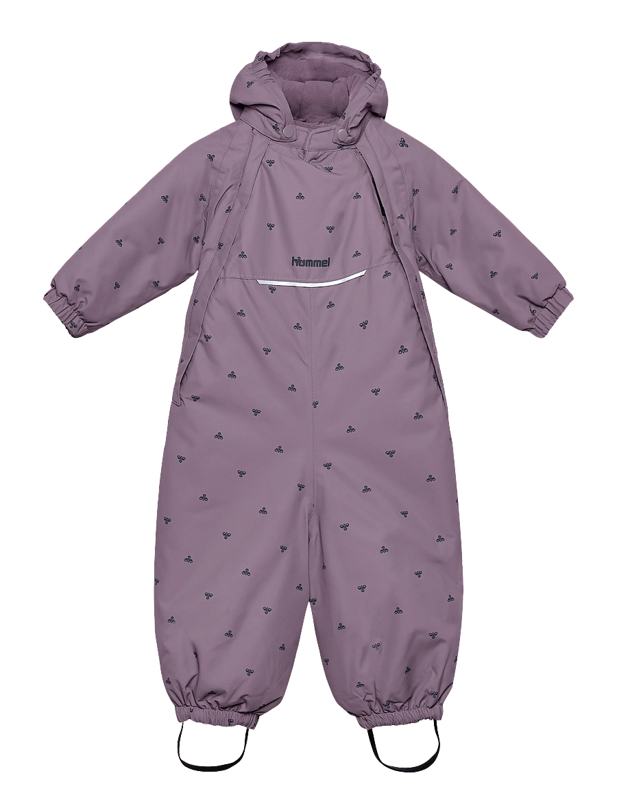 Hummel - hmlMINI AOP SNOWSUIT WP 10K - outdoor - gray ridge - 0
