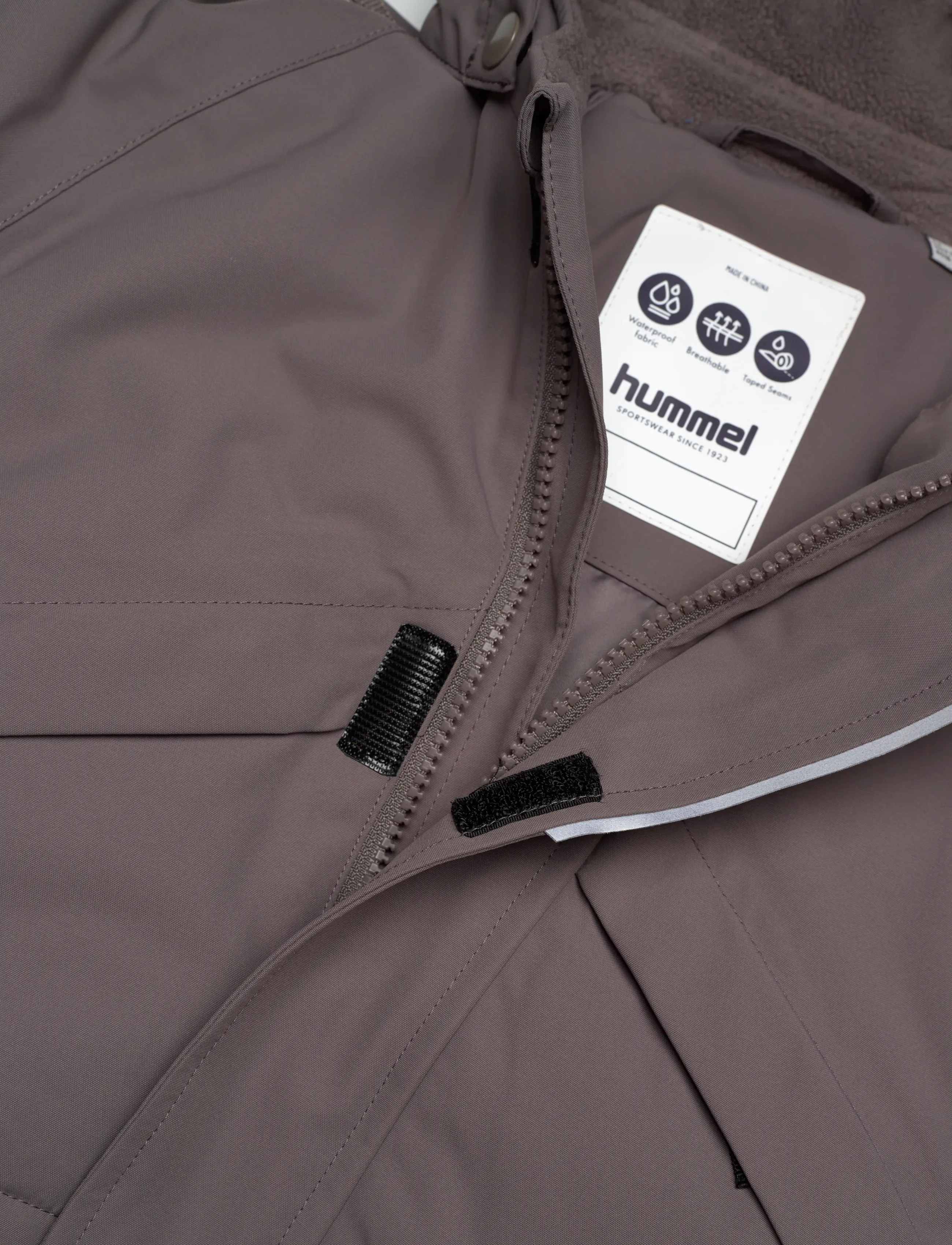 Hummel - hmlMINI CHEVRON JACKET WP 10K - skal- & regnjackor - dark gull gray - 2