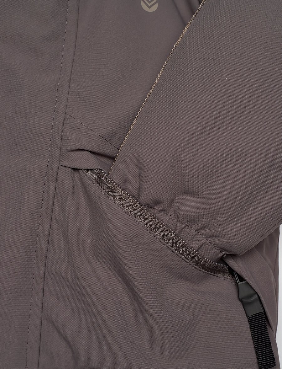 Hummel - hmlMINI CHEVRON JACKET WP 10K - skal- & regnjackor - dark gull gray - 4