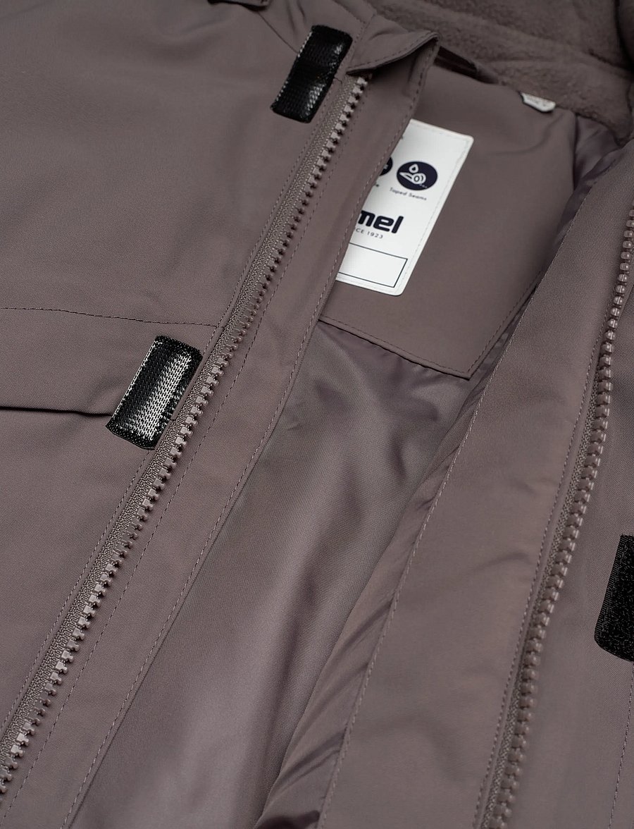 Hummel - hmlMINI CHEVRON JACKET WP 10K - skal- & regnjackor - dark gull gray - 5