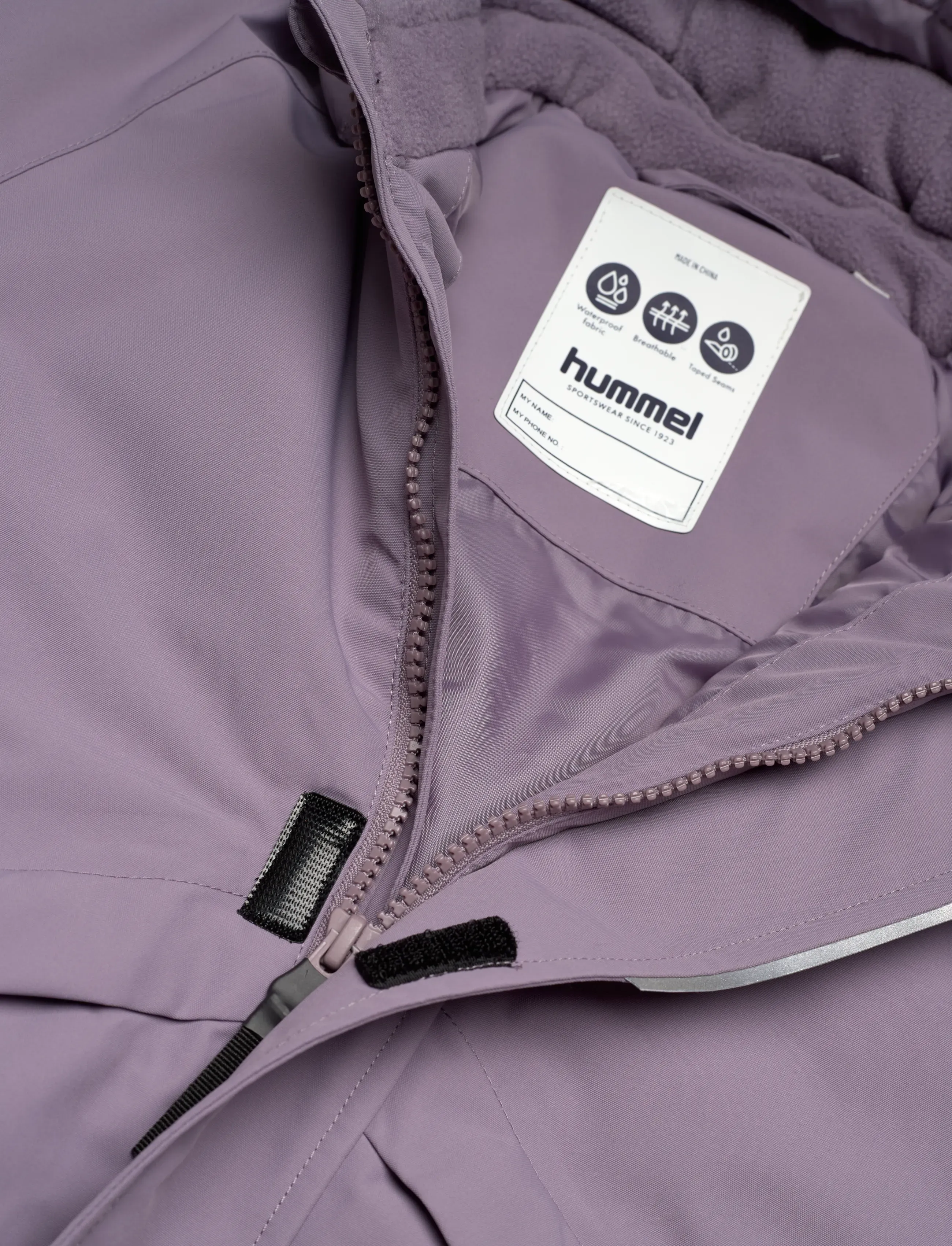 Hummel - hmlMINI CHEVRON JACKET WP 10K - shell jackets - gray ridge - 2