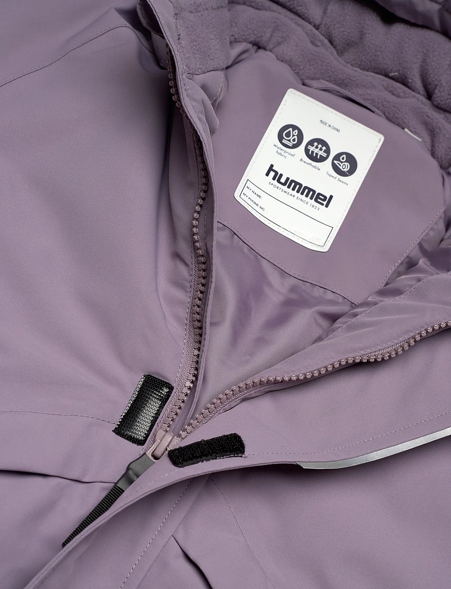 Hummel - hmlMINI CHEVRON JACKET WP 10K - shell jackets - gray ridge - 2