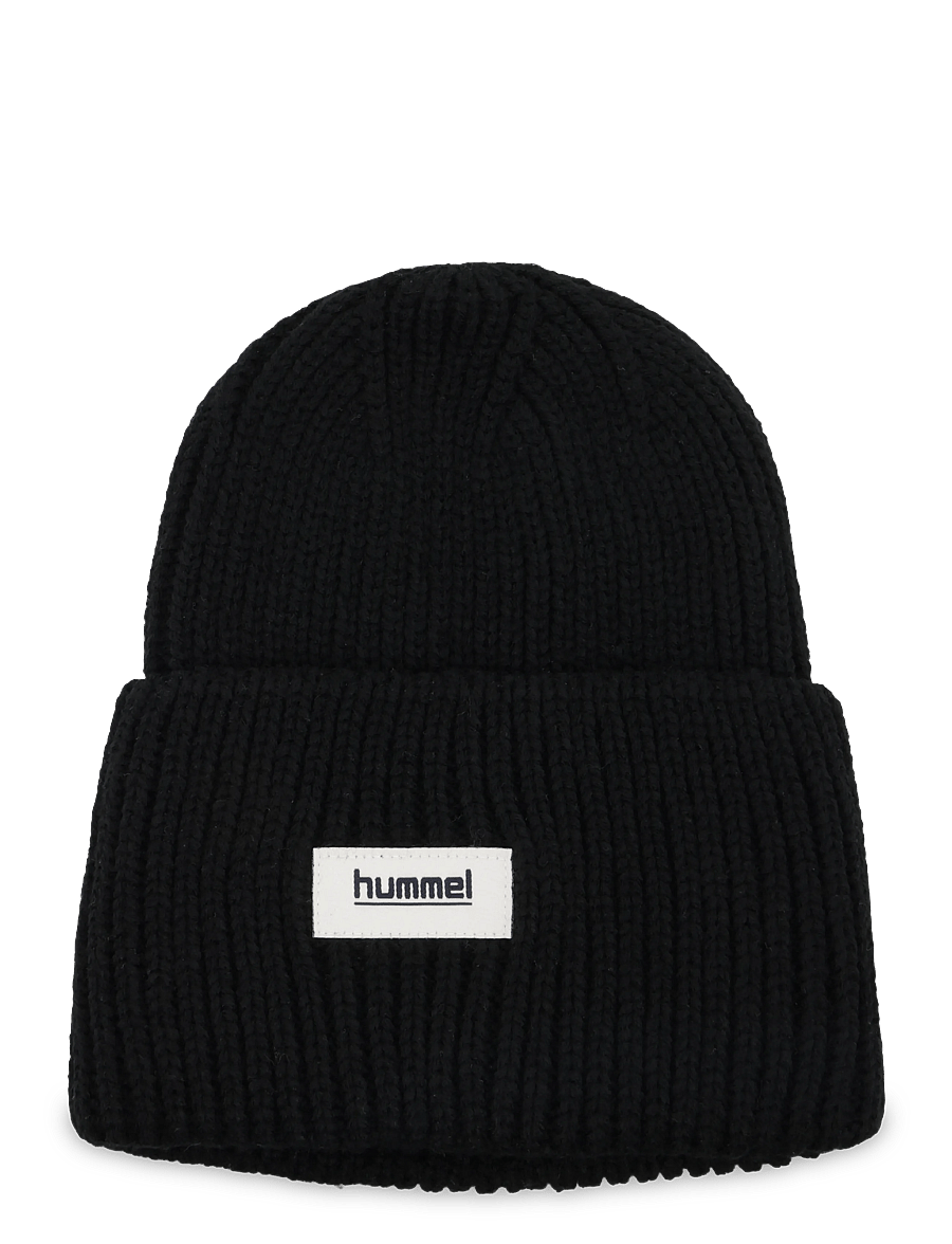 Hummel - hmlJR HEAVY RIB KNIT BEANIE - beanies - black - 0