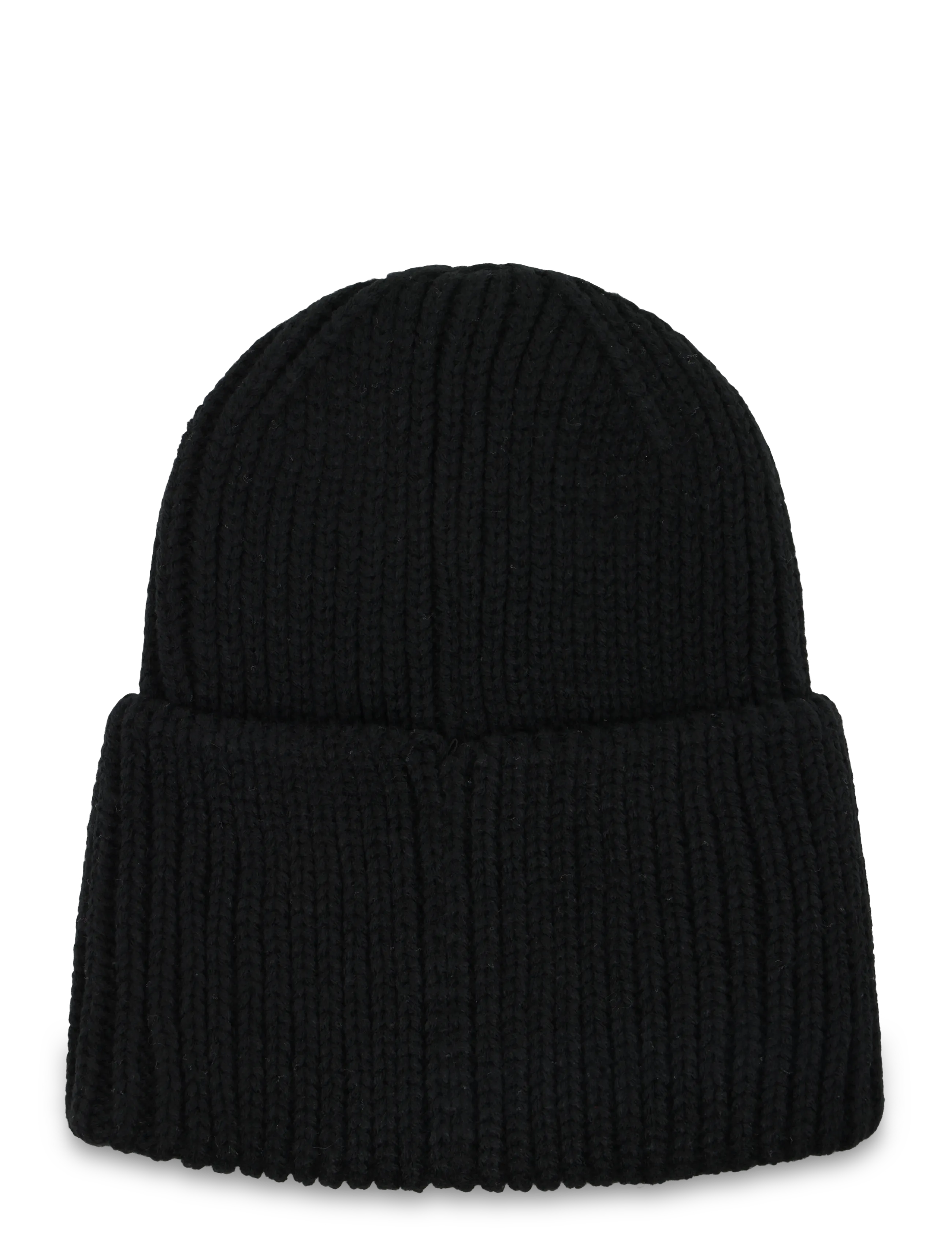 Hummel - hmlJR HEAVY RIB KNIT BEANIE - beanies - black - 1