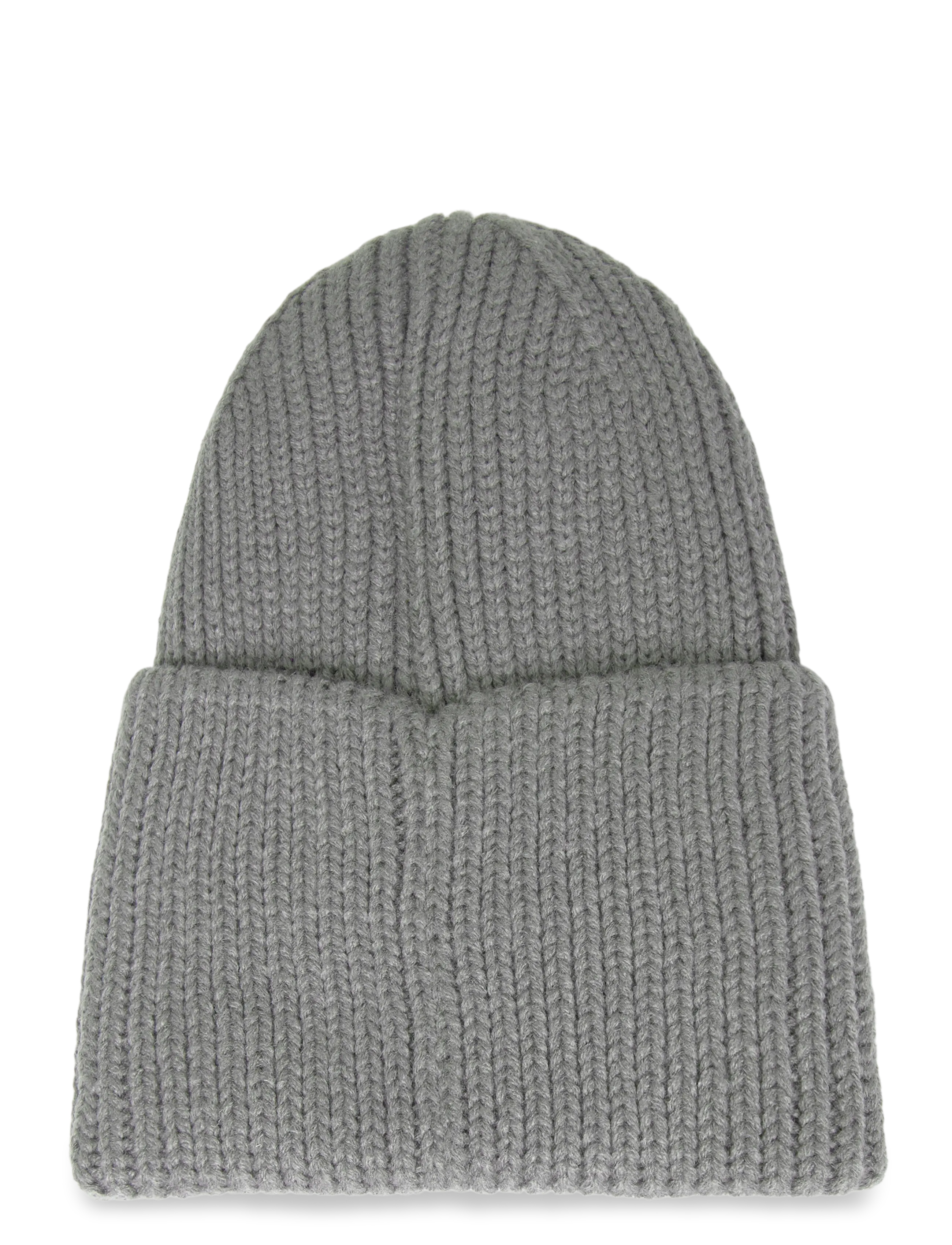 Hummel - hmlJR HEAVY RIB KNIT BEANIE - beanies - dark gull gray - 1