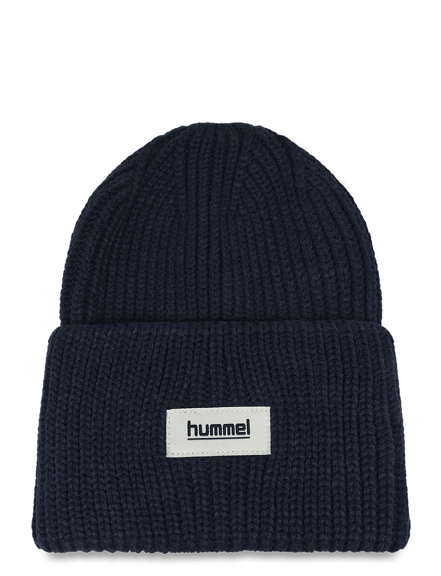 Hummel - hmlJR HEAVY RIB KNIT BEANIE - beanies - dress blues - 0