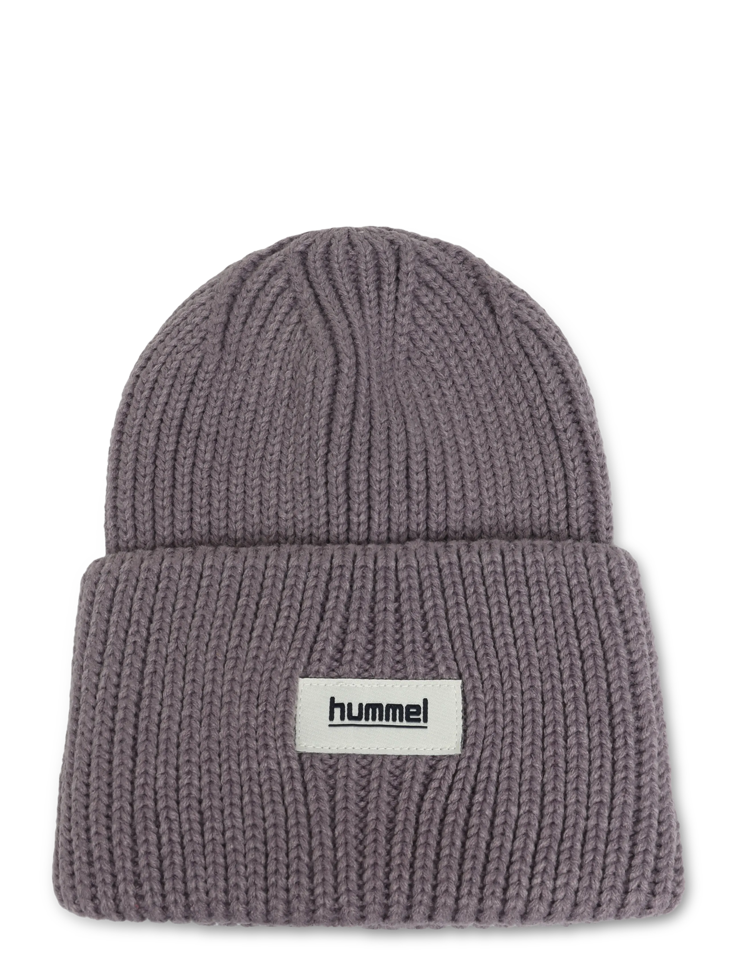 Hummel hmlJR HEAVY RIB KNIT BEANIE - Accessoires - GRAY RIDGE / grey
