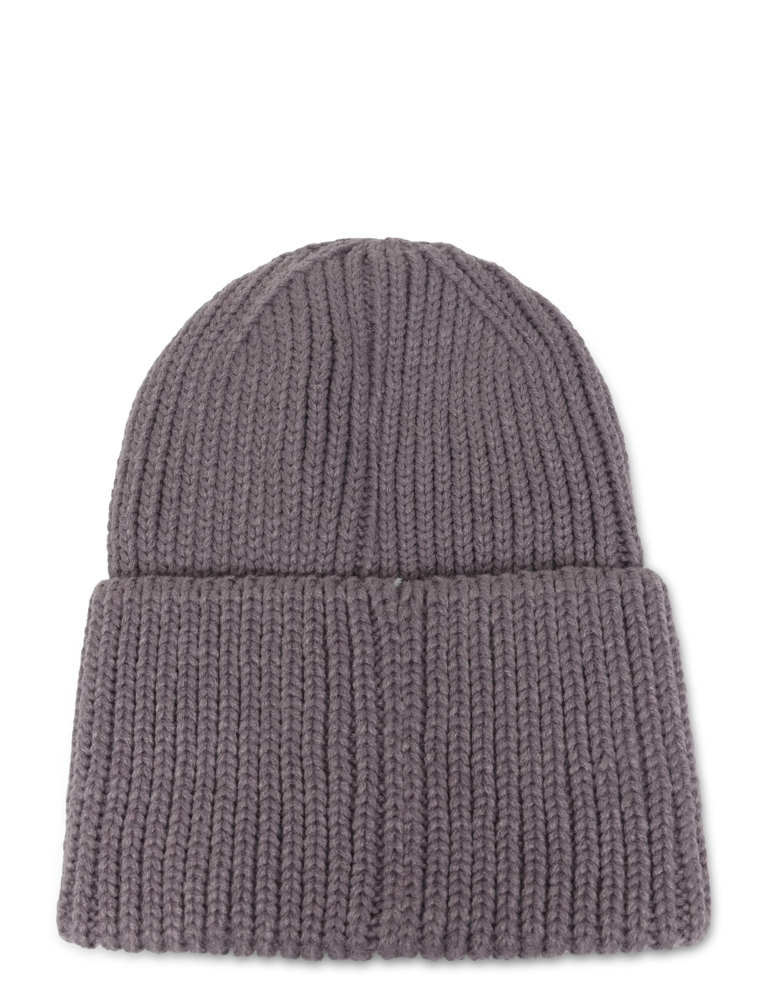 Hummel - hmlJR HEAVY RIB KNIT BEANIE - beanies - gray ridge - 1