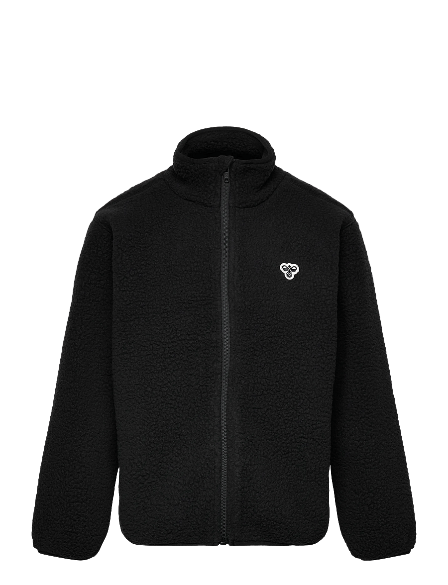 Hummel - hmlJR ATLAS FLEECE ZIP JACKET - isolierte jacken - black - 0