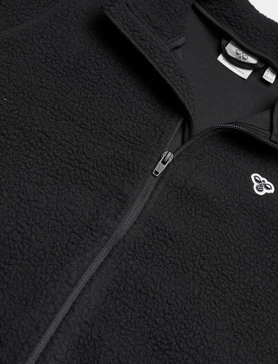Hummel - hmlJR ATLAS FLEECE ZIP JACKET - isolierte jacken - black - 2