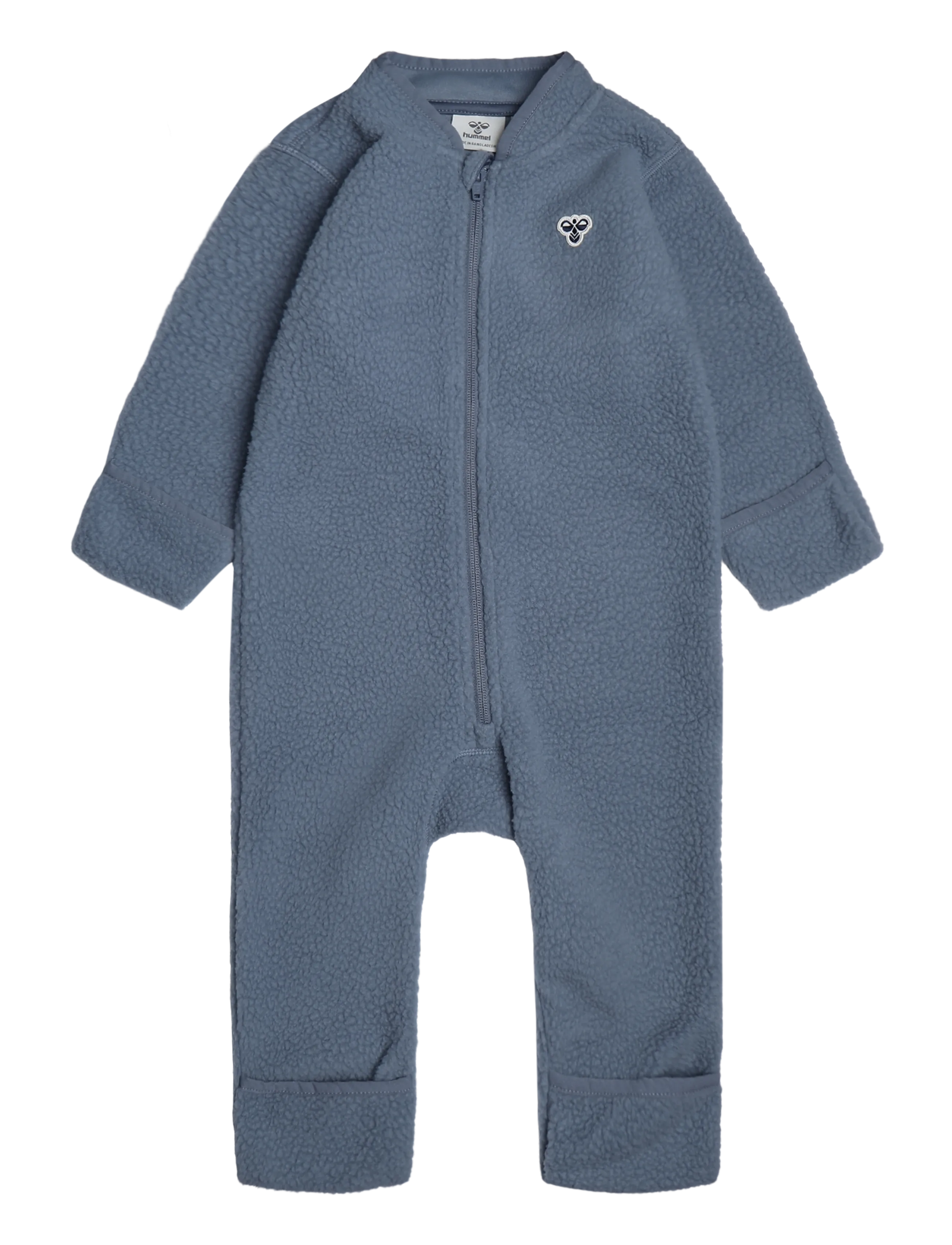 Hummel hmlMINI ATLAS FLEECE ZIP SUIT - Jumpsuits - FLINT STONE / blue
