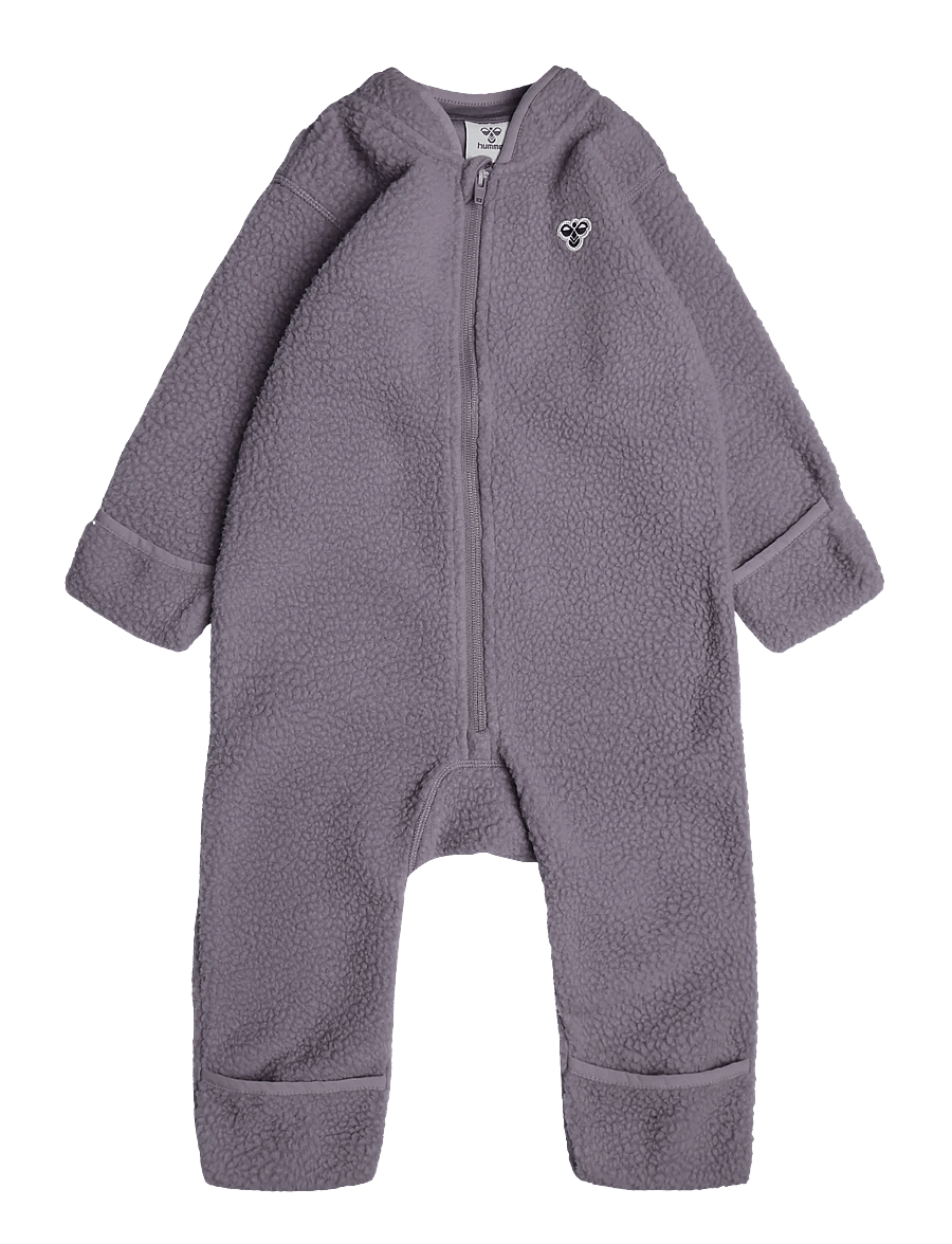 Hummel - hmlMINI ATLAS FLEECE ZIP SUIT - jumpsuits - gray ridge - 0