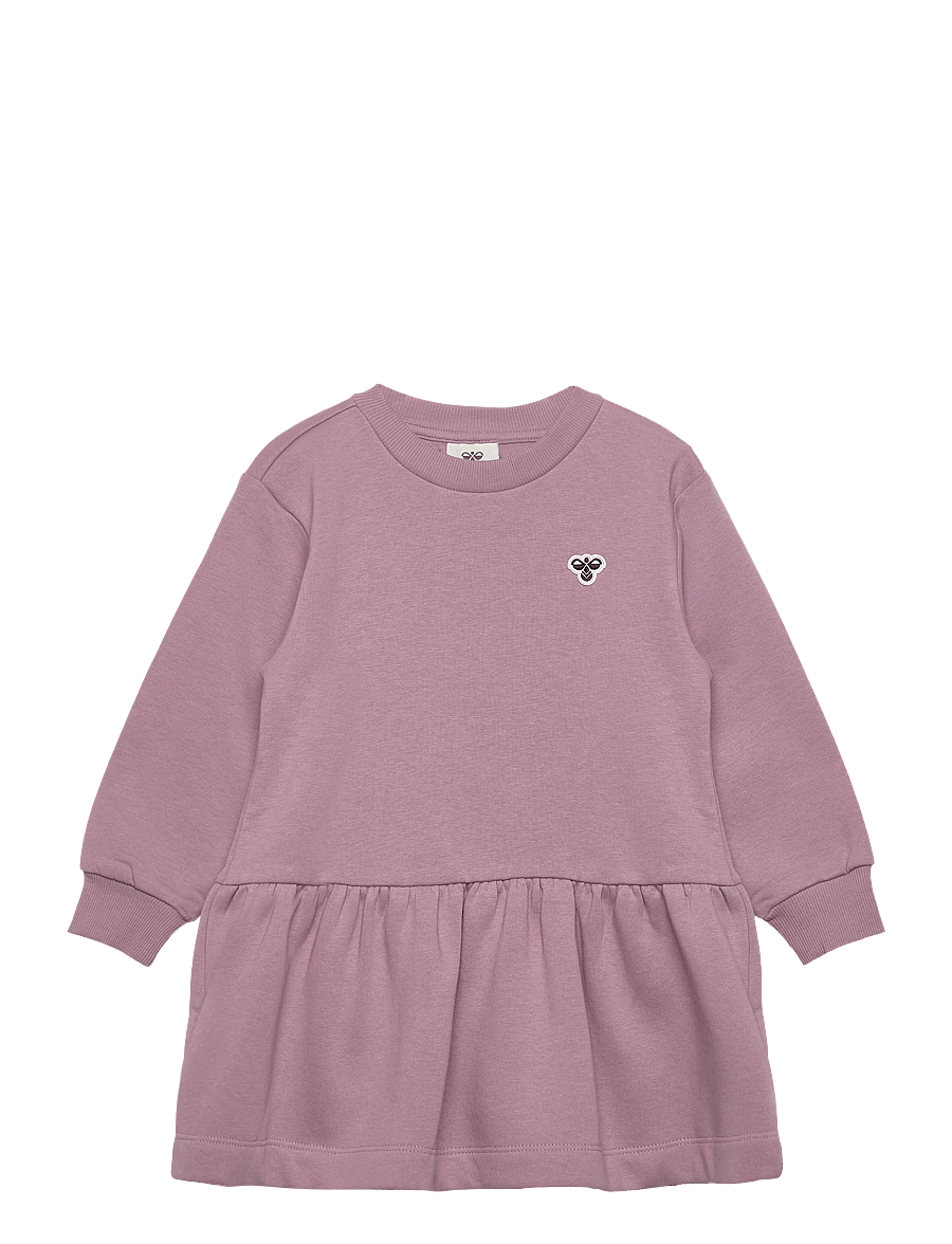 Hummel - hmlMINI LOOSE DRESS BEE - långärmade babyklänningar - sea fog - 0