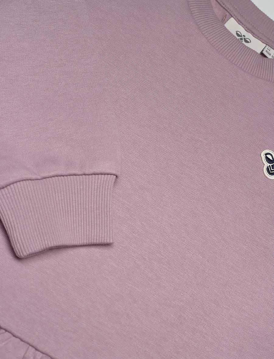 Hummel - hmlMINI LOOSE DRESS BEE - långärmade babyklänningar - sea fog - 2