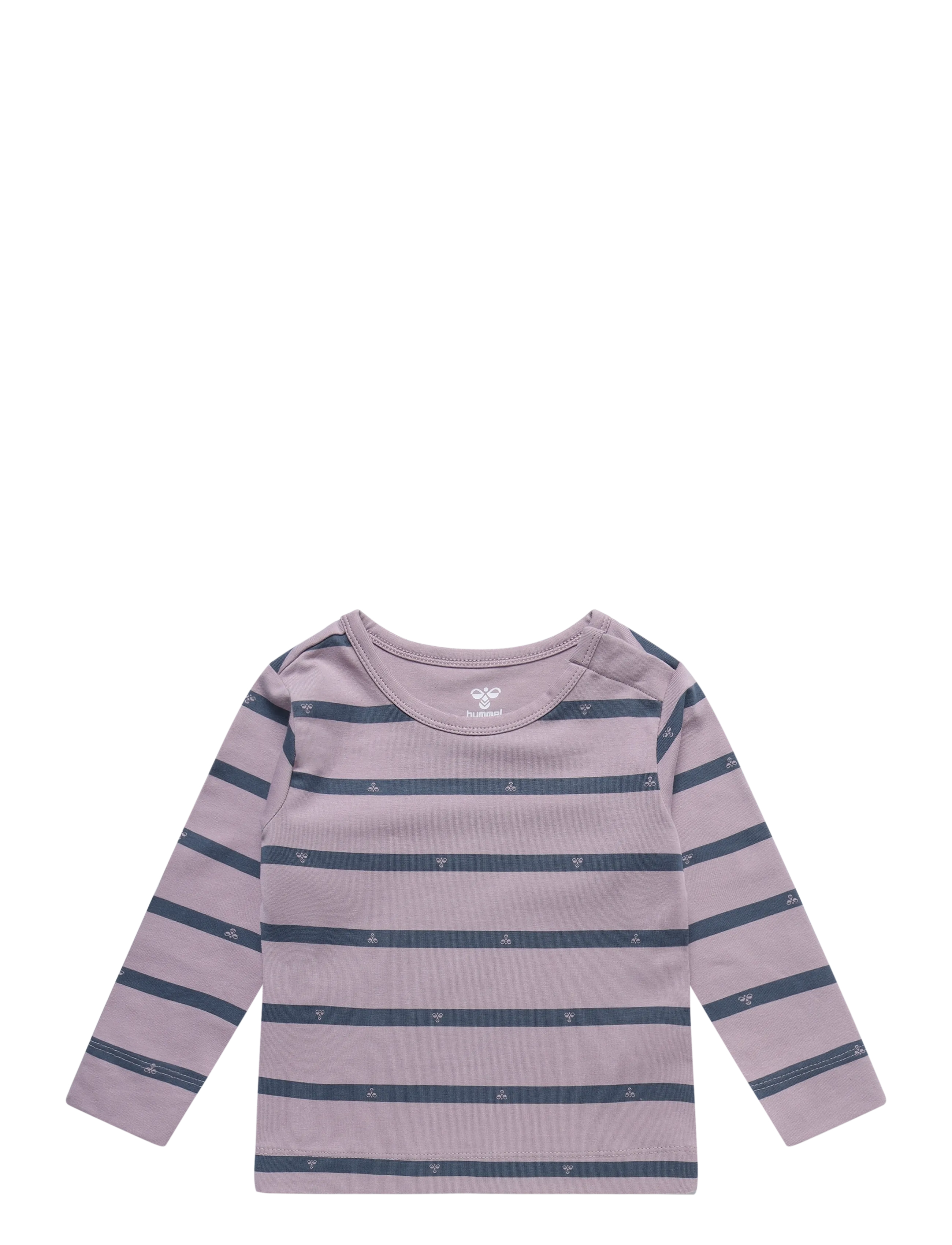 Hummel hmlMINI REG STRIPY BEE T-SHIRT L/S - Vaata kõiki - SEA FOG / purple