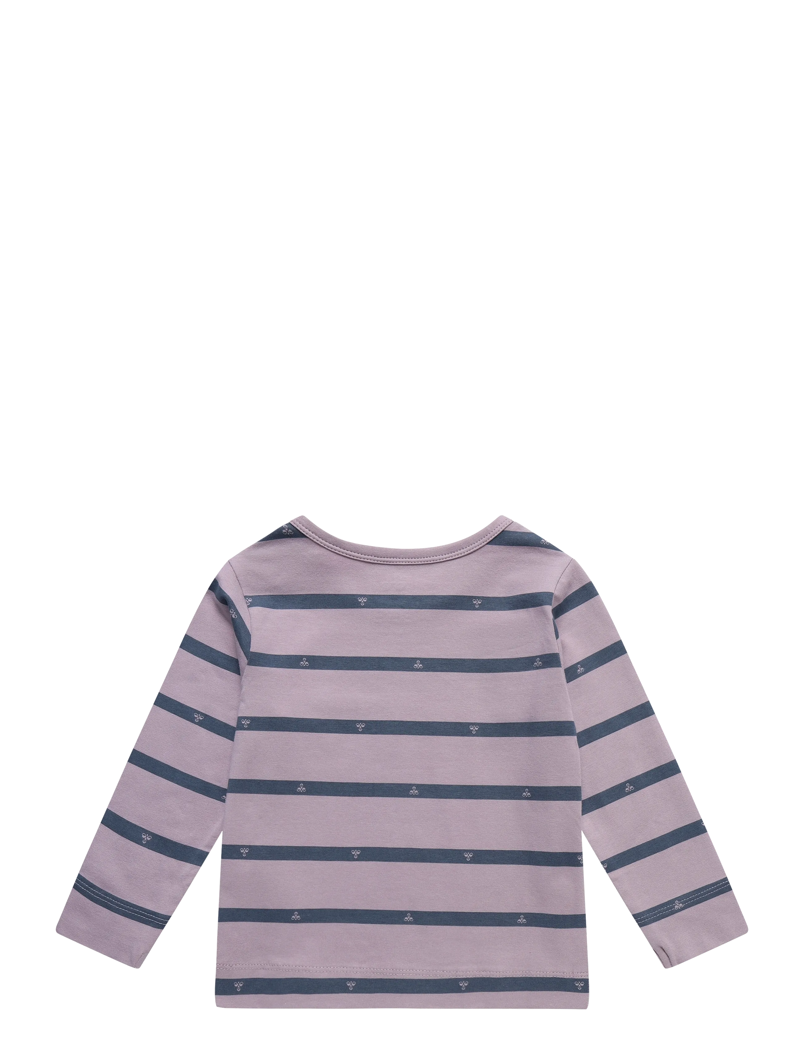 Hummel - hmlMINI REG STRIPY BEE T-SHIRT L/S - pikkade varrukatega t-särgid - sea fog - 1