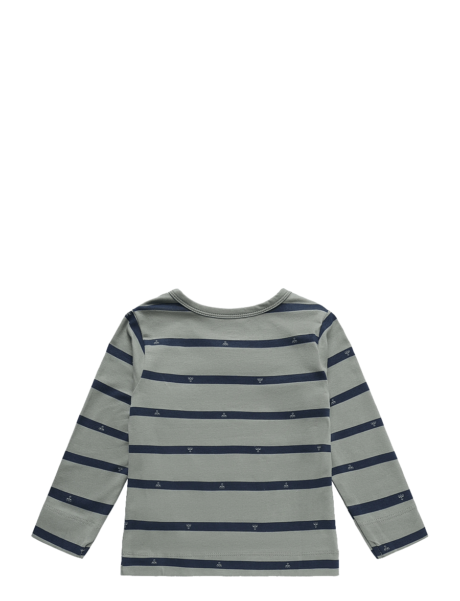 Hummel - hmlMINI REG STRIPY BEE T-SHIRT L/S - langärmelig - shadow - 1
