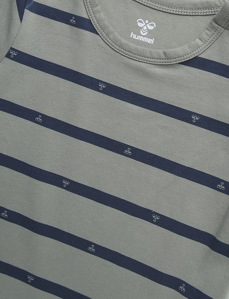 Hummel - hmlMINI REG STRIPY BEE T-SHIRT L/S - langärmelig - shadow - 2