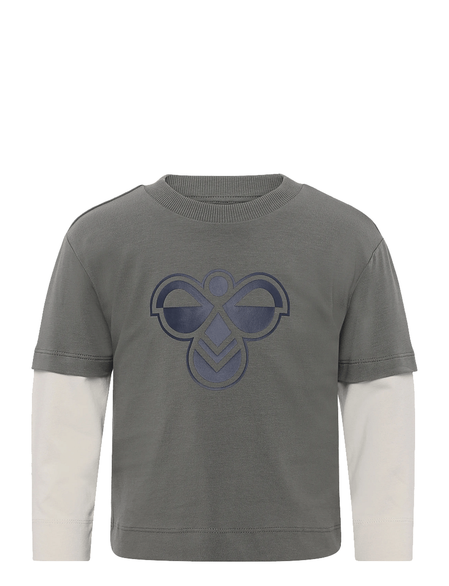 Hummel - hmlMINI LOOSE LAYER T-SHIRT L/S - langärmelig - castor gray - 0