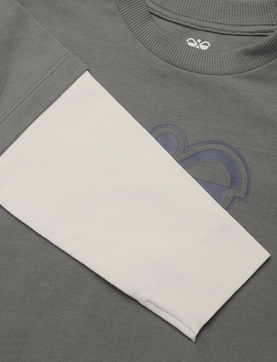 Hummel - hmlMINI LOOSE LAYER T-SHIRT L/S - langärmelig - castor gray - 2