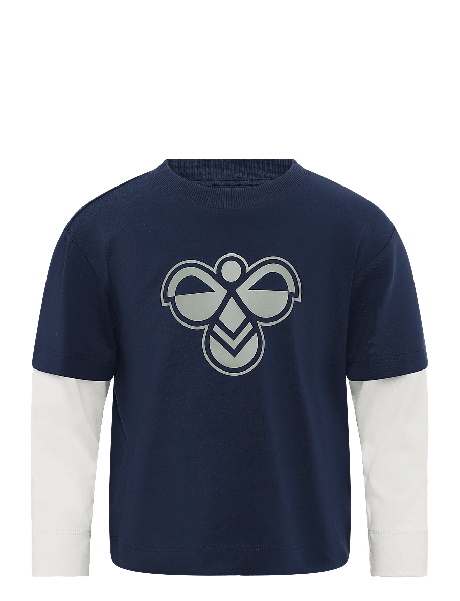 Hummel - hmlMINI LOOSE LAYER T-SHIRT L/S - long-sleeved t-shirts - dress blues - 0