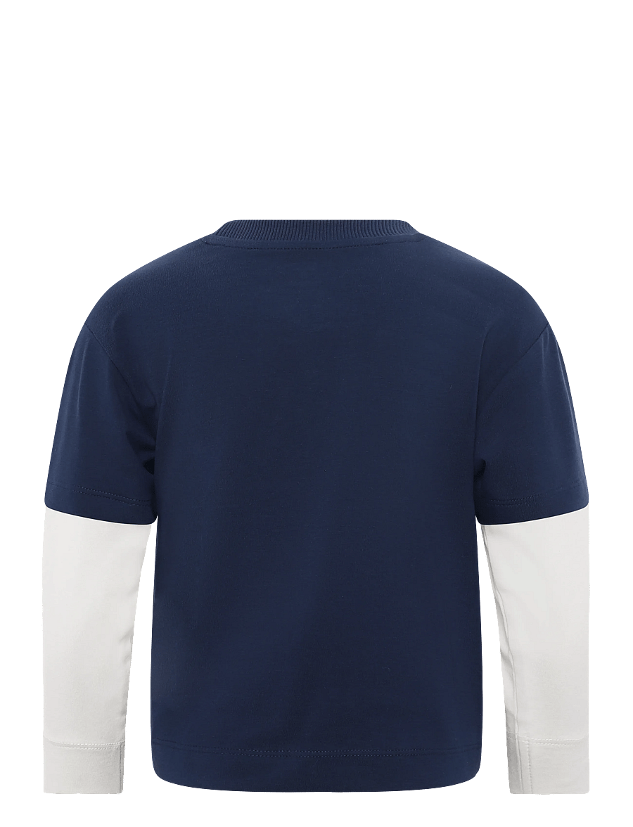Hummel - hmlMINI LOOSE LAYER T-SHIRT L/S - long-sleeved t-shirts - dress blues - 1