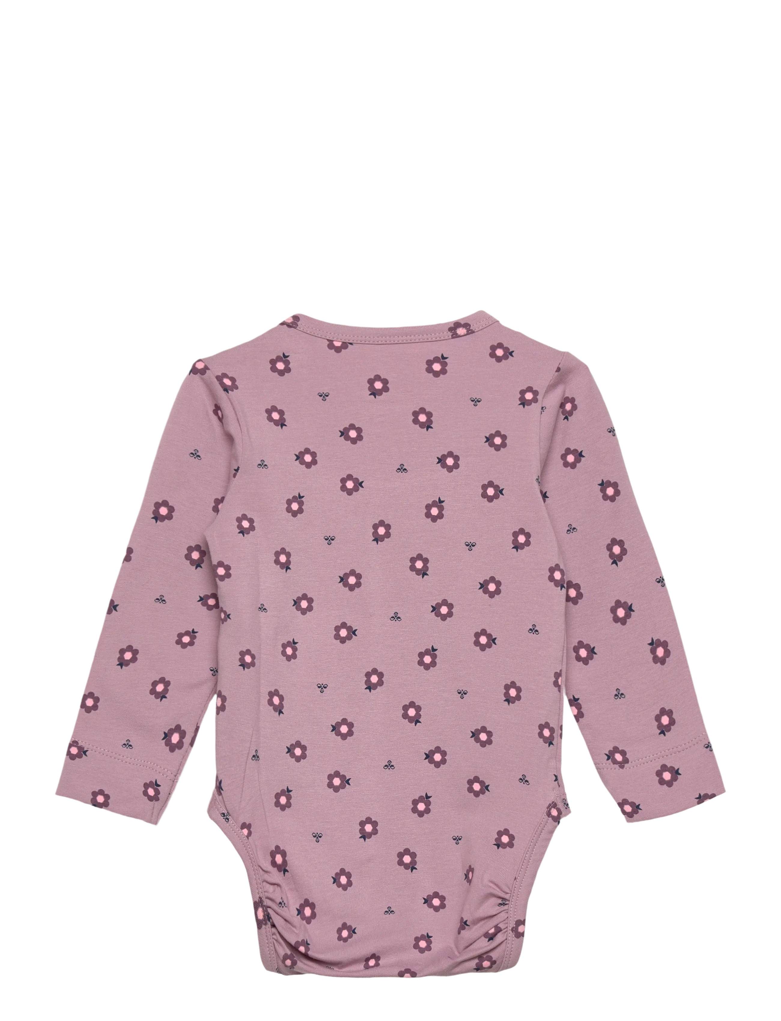 Hummel - hmlMINI AOP BODY L/S - långärmade bodies - sea fog - 1