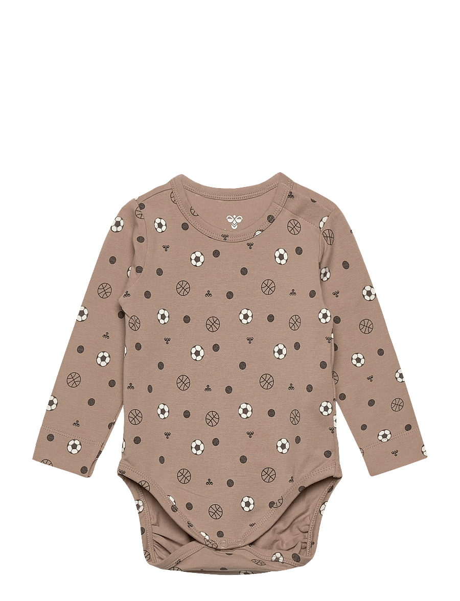 Hummel - hmlMINI AOP BODY L/S - langärmelige bodys - vintage khaki - 0