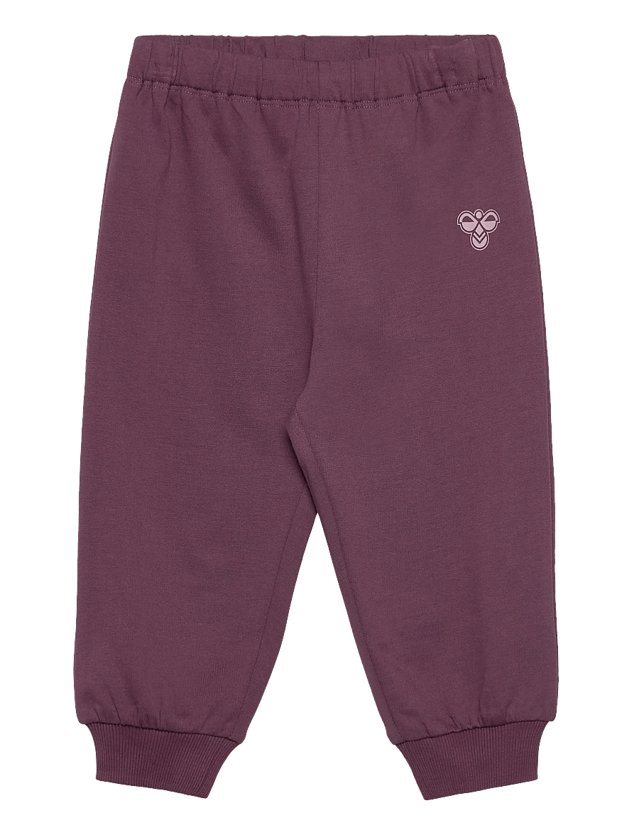 Hummel - hmlMINI LOOSE SOLID ADJ WAIST PANTS - einkaufen nach alter von - black plum - 0