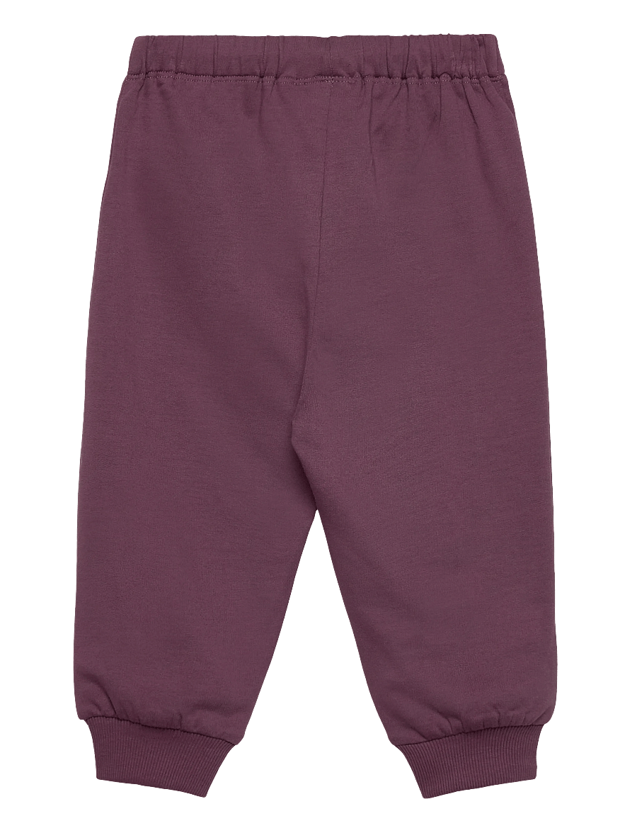 Hummel - hmlMINI LOOSE SOLID ADJ WAIST PANTS - einkaufen nach alter von - black plum - 1