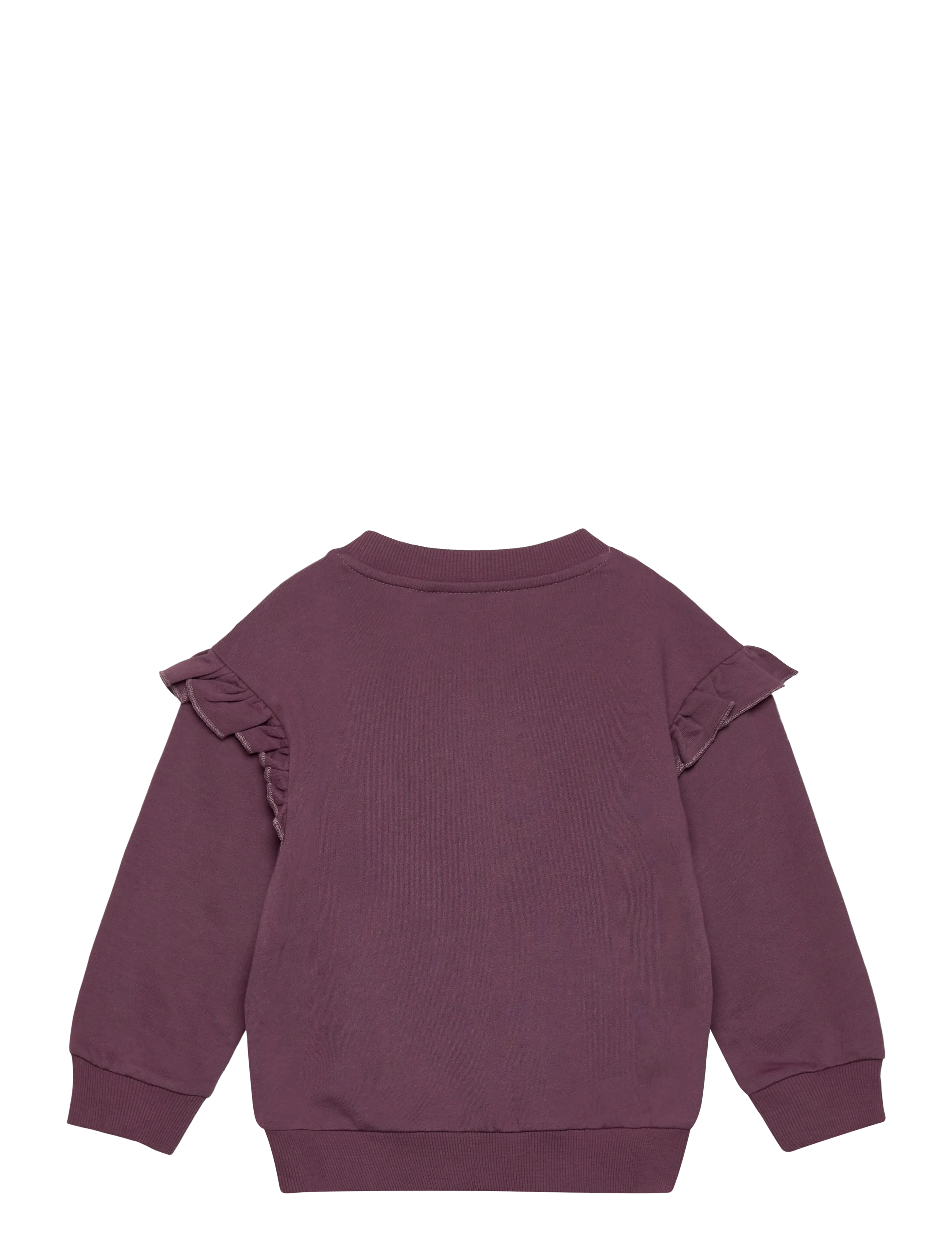 Hummel - hmlMINI LOOSE FRILL SWEATSHIRT - dressipluusid - black plum - 1