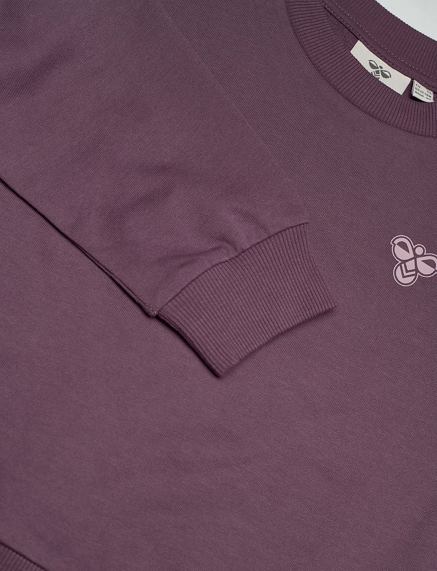 Hummel - hmlMINI LOOSE FRILL SWEATSHIRT - sweatshirts - black plum - 2