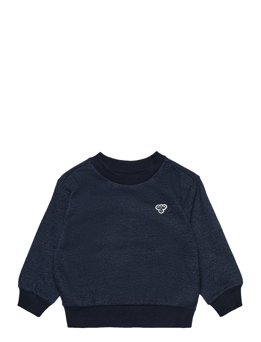 Hummel - hmlMINI LOOSE DNM CREWNECK BEE - sweatshirts - dress blues - 0