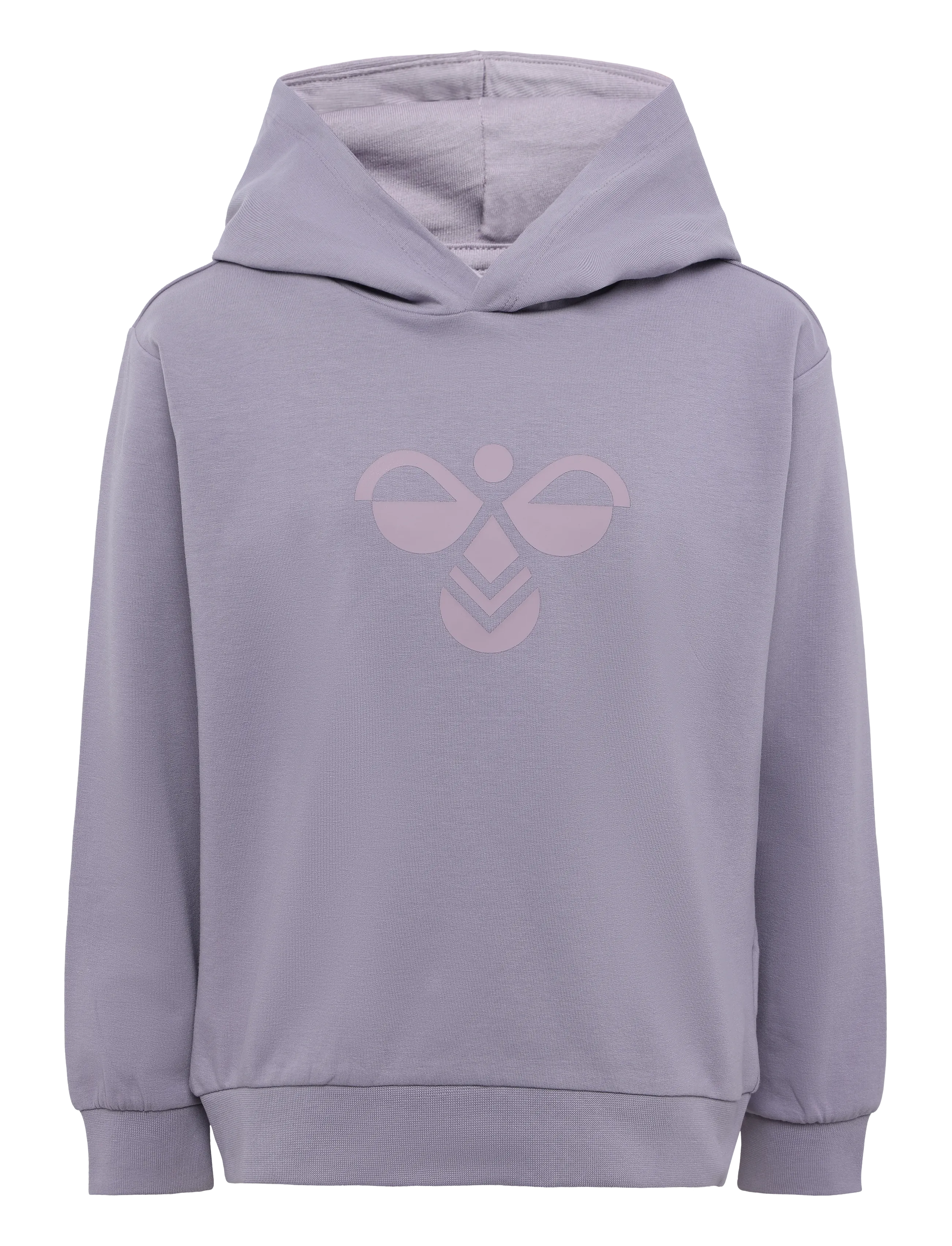 Hummel hmlJR REG TUKAS HOODIE - Tøj - GRAY RIDGE / purple