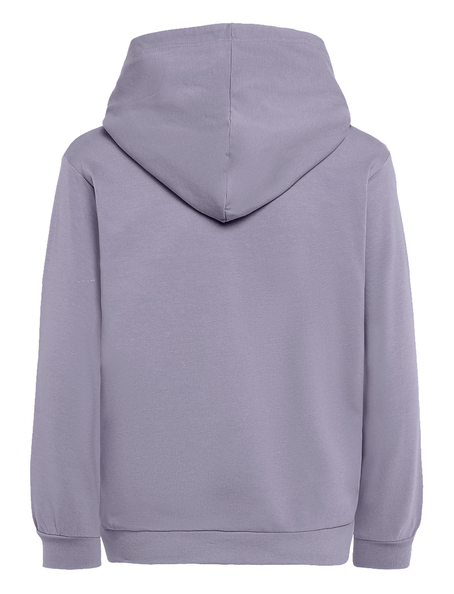 Hummel - hmlJR REG TUKAS HOODIE - huvtröjor - gray ridge - 1