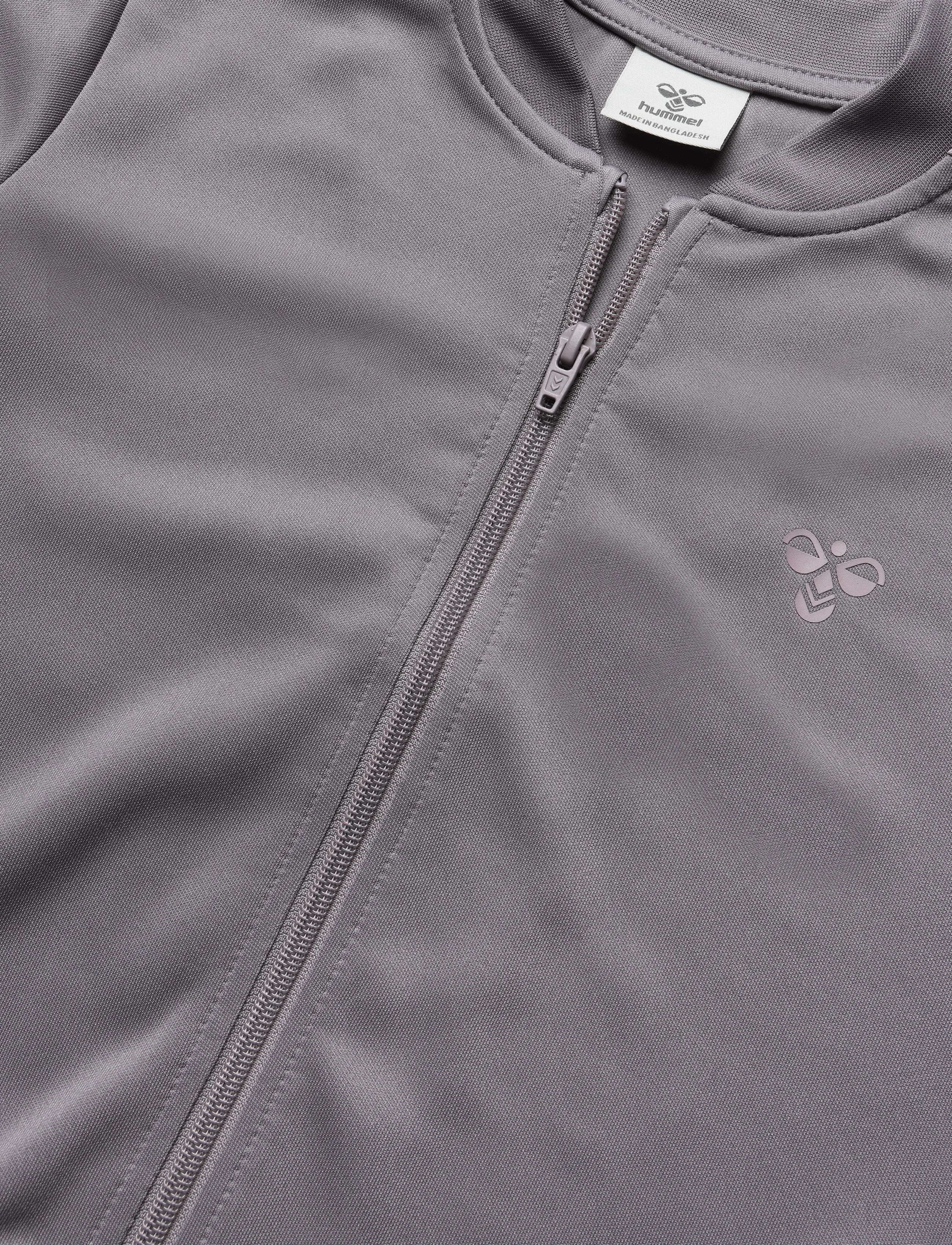 Hummel - hmlJR REG TUKAS TRACK SUIT - tracksuits & 2-piece sets - gray ridge - 4