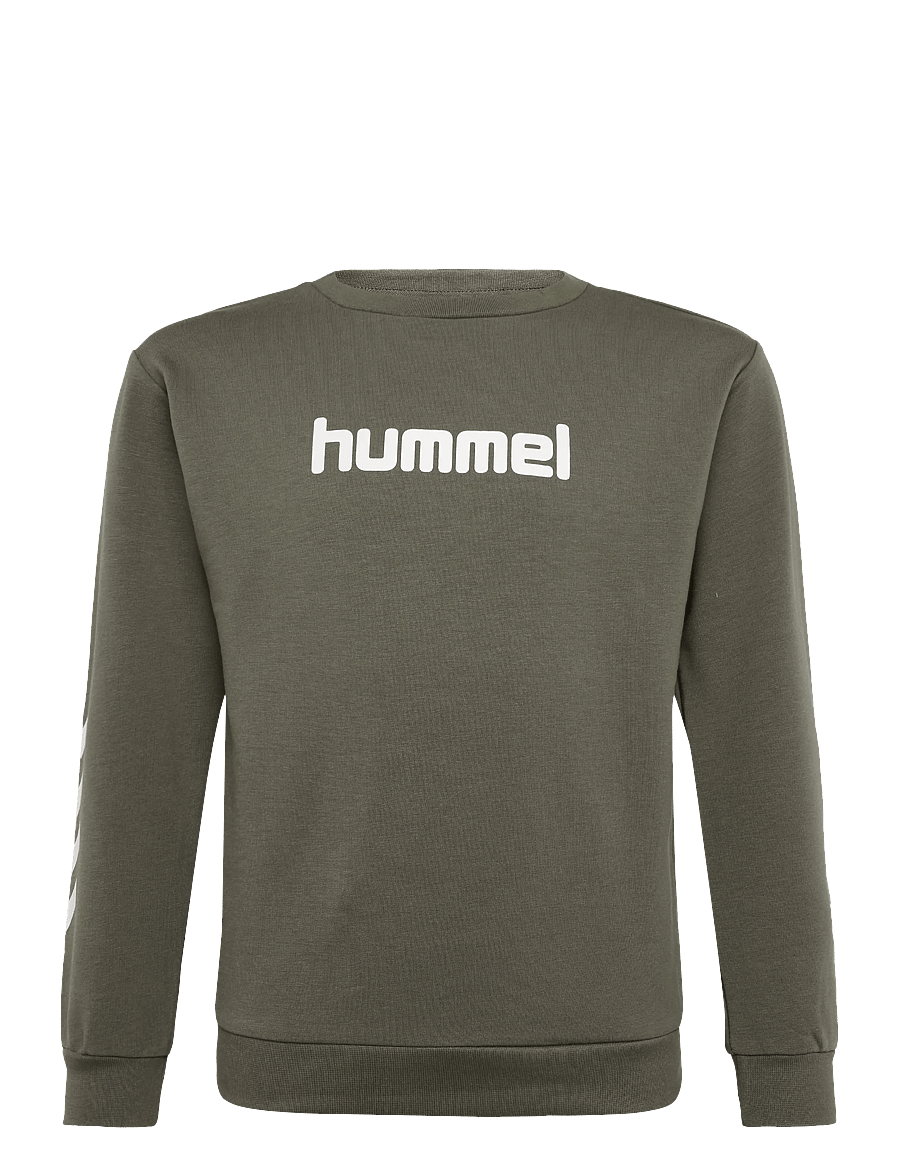 Hummel - hmlJR REG LOGO SWEATSHIRT - sweatshirts - castor gray - 0